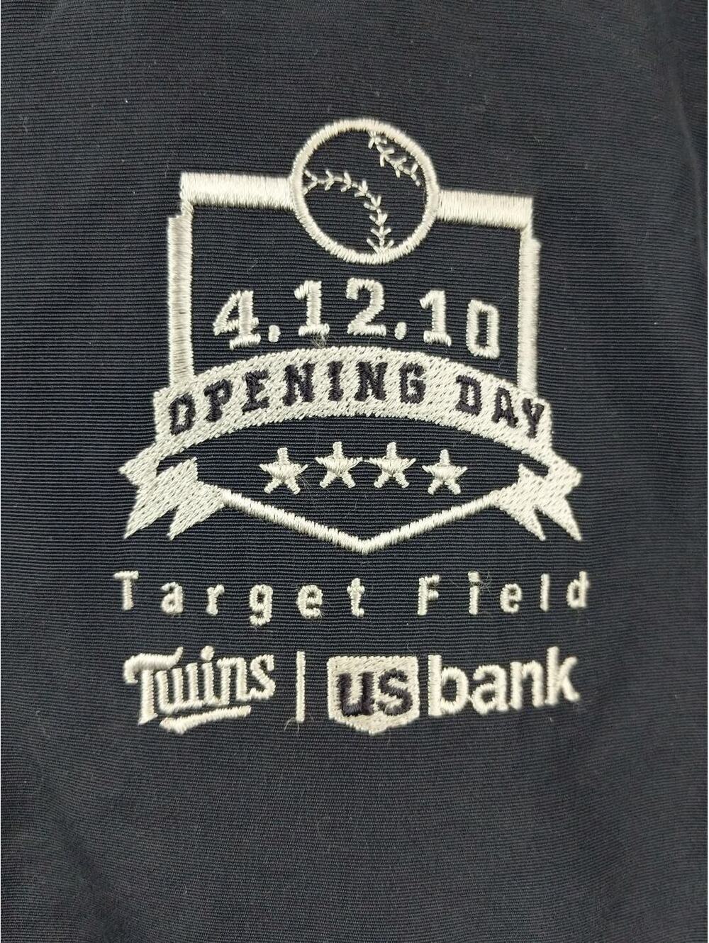 Minnesota Twins Jacket Inaugural 2010 Opening Day Target Field Men Medium Jersey